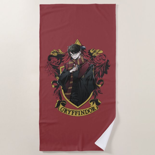 Serviette De Plage HARRY POTTER™ | Anime HARRY POTTER™ Crest (Devant)