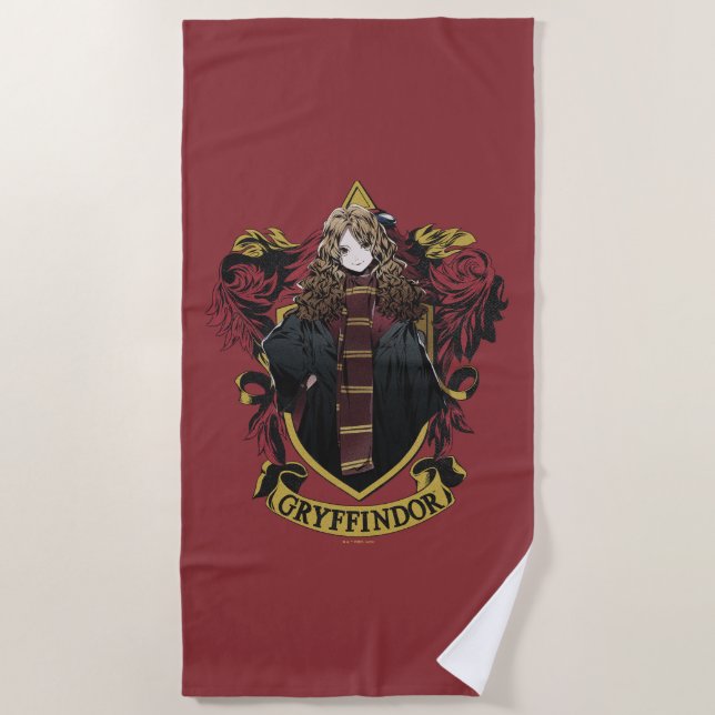 Serviette De Plage HARRY POTTER™ | Anime Hermione House Crest (Devant)