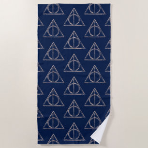Serviette De Plage Harry Potter Armes de la Mort Aquarelle