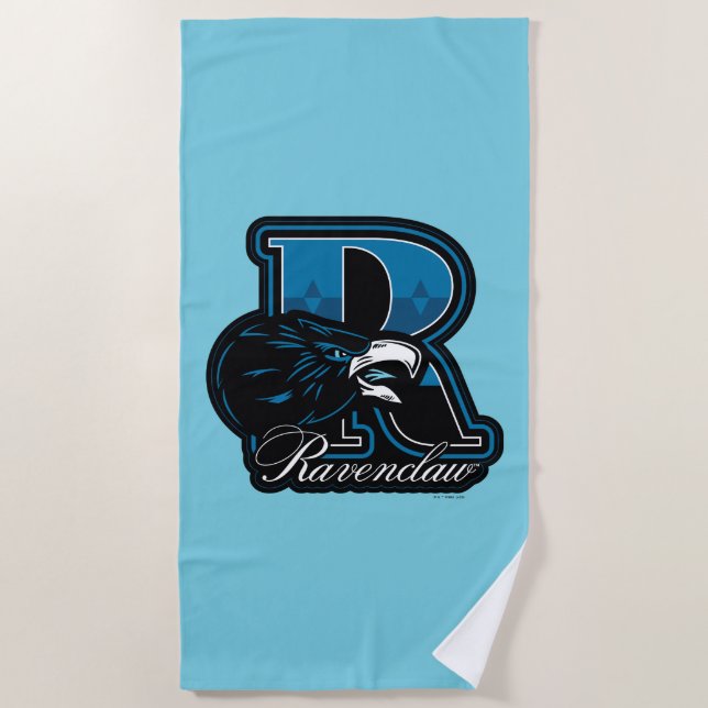 Serviette De Plage HARRY POTTER™ | Badge sportif RAVENCLAW™ (Devant)