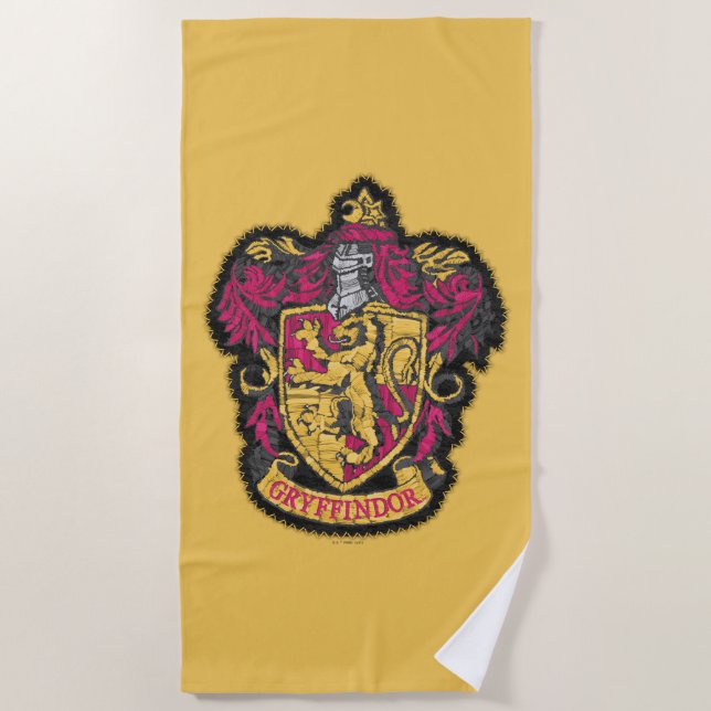 Serviette De Plage Harry Potter | Gryffindor House Crest (Devant)