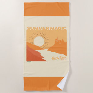Serviette De Plage HARRY POTTER™ HOGWARTS™ Summer Magic