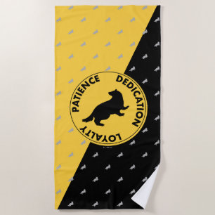 Serviette De Plage Harry Potter   HUFFLEPUFF™ Caractéristiques graphi