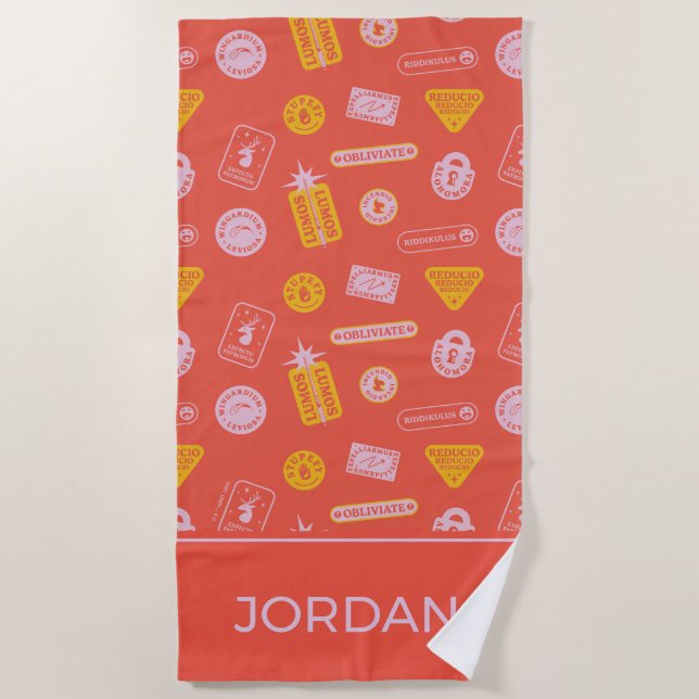 Serviette De Plage HARRY POTTER™ | Motif Spings (Devant)