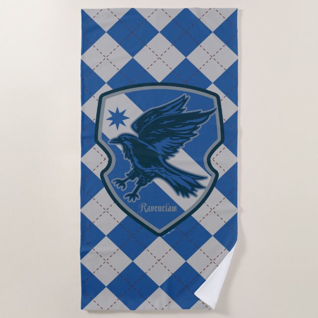 Serviette De Plage Harry Potter | Ravenclaw House Pride Crest (Devant)