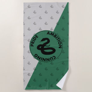 Serviette De Plage Harry Potter   SLYTHERIN™ Caractéristiques graphiq