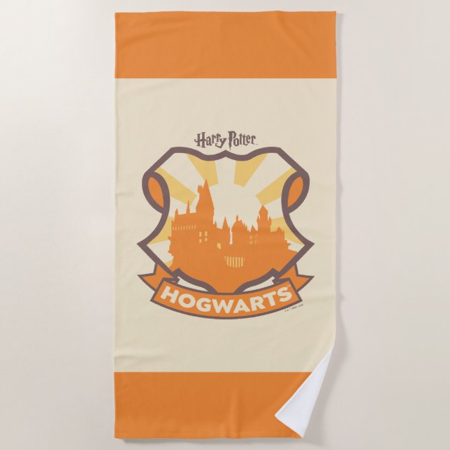 Serviette De Plage HARRY POTTER™ | Summer Magic HOGWARTS™ Crest (Devant)