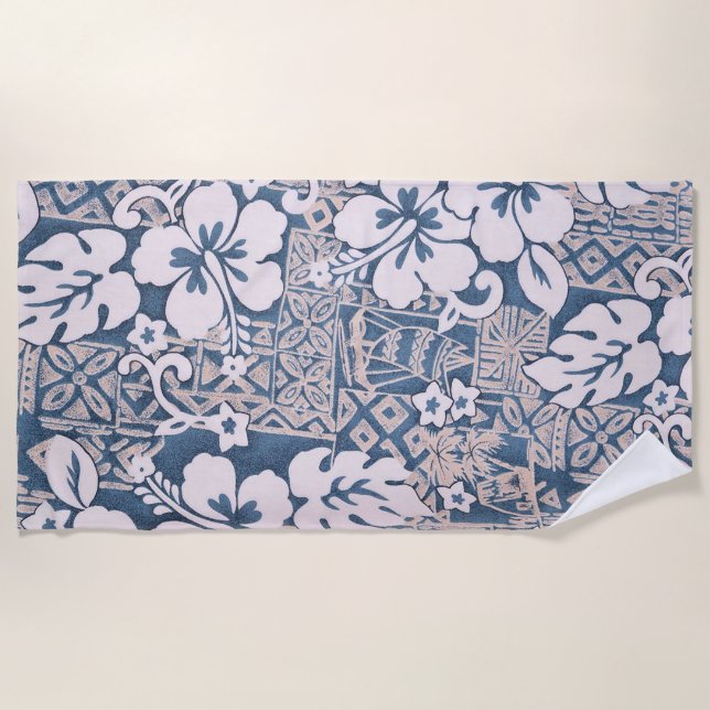 Serviette De Plage Hawaïen (Devant)