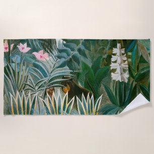Serviette De Plage Henri Rousseau - La jungle équatoriale