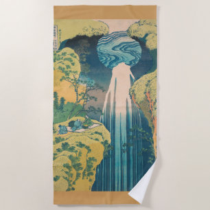 Serviette De Plage Hokusai Amida Cascade Japon