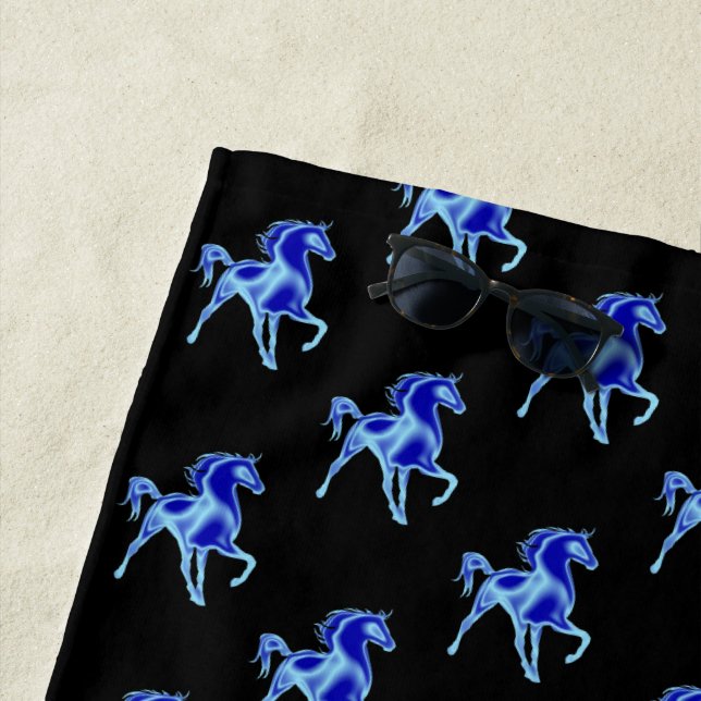 Serviette de plage Horse - Choisissez les couleurs (En situation)