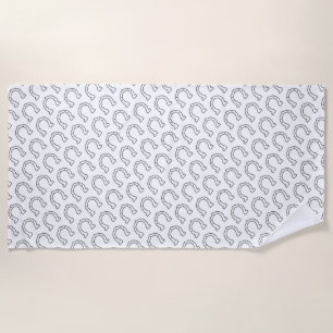 Serviette De Plage Horse Riding Gang Horseshoe Imprimer