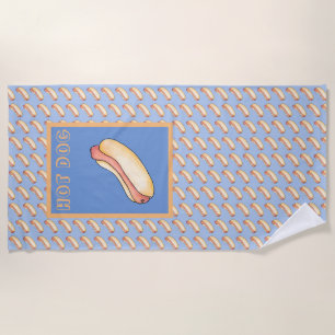 Serviette De Plage Hot dog