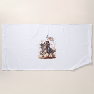 Serviette De Plage Huit-Terre-Neuve - Armure royale de chien