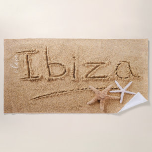 Serviette De Plage I Love Ibiza Summer Custom Beach Towel