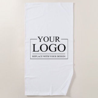Serviette De Plage Idée personnalisée du Mariage Ajouter un logo