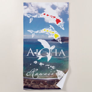 Serviette De Plage Îles d'Hawaï