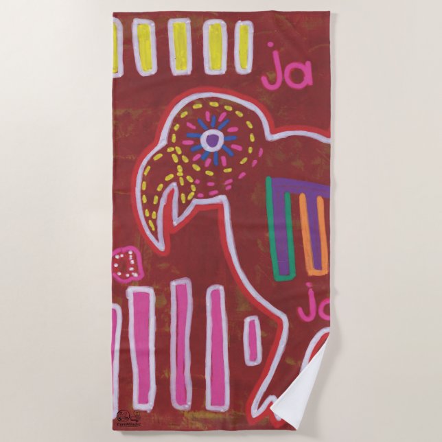 Serviette De Plage Ilustración de Mola4 (Devant)