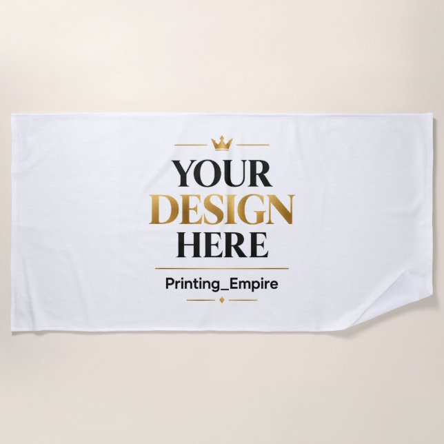 Serviette De Plage Impression personnalisée - Commande en gros sans m (Devant)