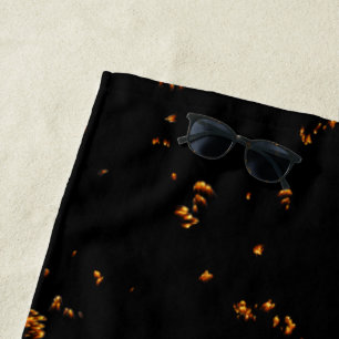 Serviette De Plage Incendies Incendies superposer votre photo Brûlure