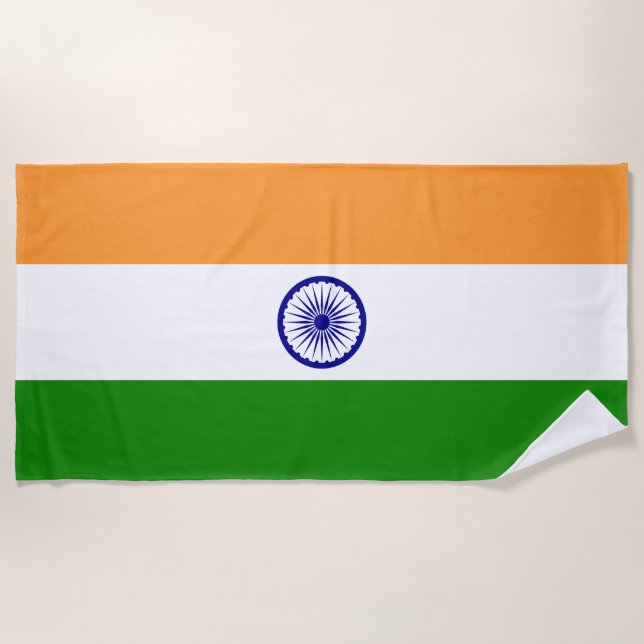Serviette De Plage Inde (Devant)