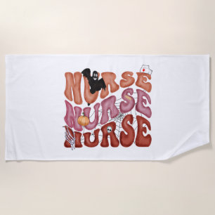 Serviette De Plage Infirmière Halloween