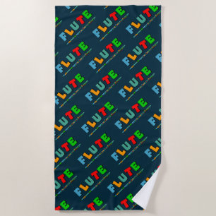 Serviette De Plage Inondation du Colorful