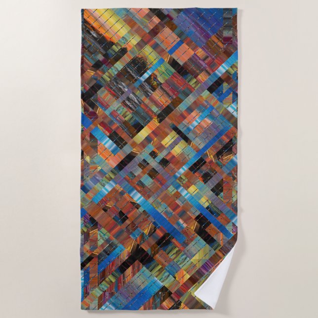 Serviette De Plage Intertissé (Devant)