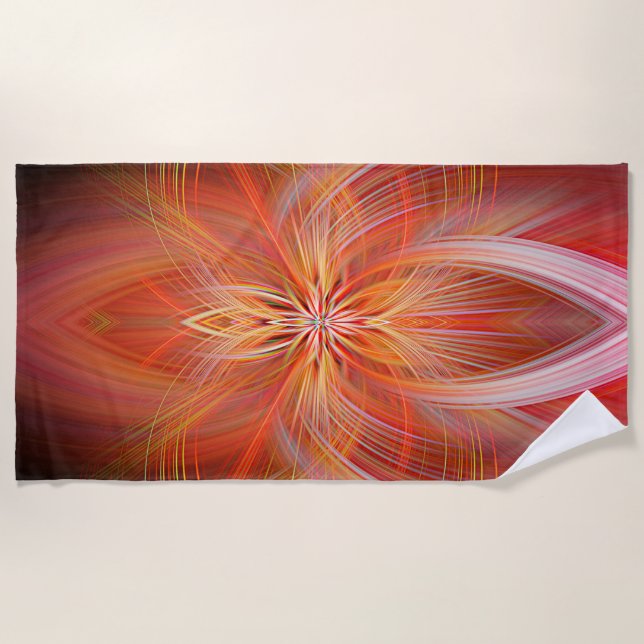 Serviette De Plage Iris sauvage (Devant)