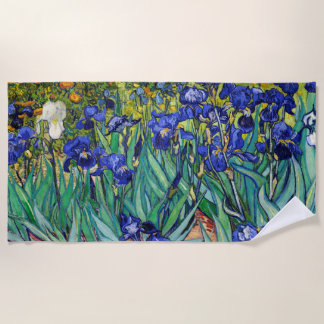 Serviette De Plage Irises par Vincent van Gogh