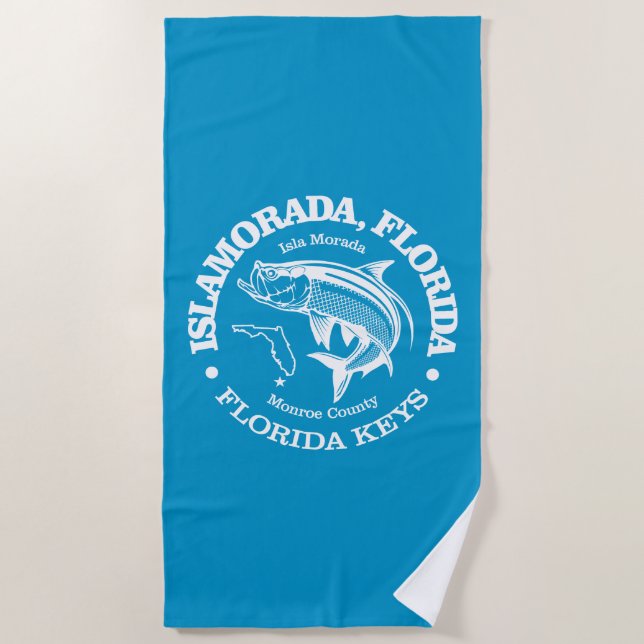Serviette De Plage Islamorada (tarpon) (Devant)