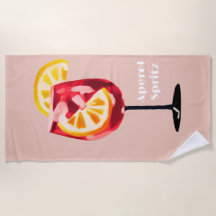 Italian Cocktail Happy Hour Vintage Retro Abstract