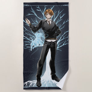 Serviette De Plage Jack Russell Terrier Patronus d'Anime Ron Weasley