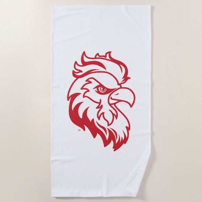 Serviette De Plage Jacksonville State University Gamecocks Red Eagle (Devant)