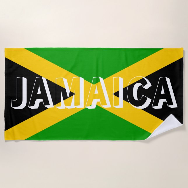 Serviette De Plage Jamaïque (Devant)