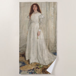 Serviette De Plage James Whistler - Symphonie en blanc no 1