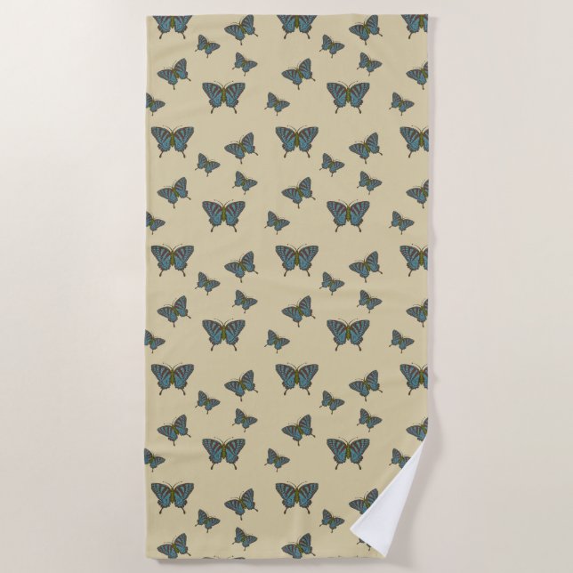 Serviette de plage japonaise Swallowtail (Devant)