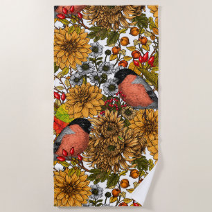 Serviette De Plage Jardin d'automne 1