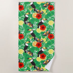 Serviette De Plage Jardin tropical