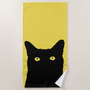 Serviette De Plage Je vois le chat cliquer sur pour choisir une