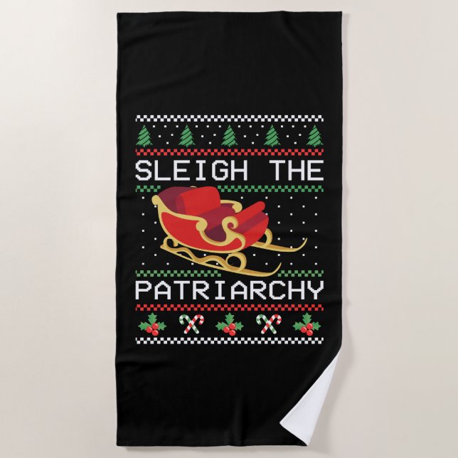 Serviette De Plage Jetez Le Patriarcat I (Devant)