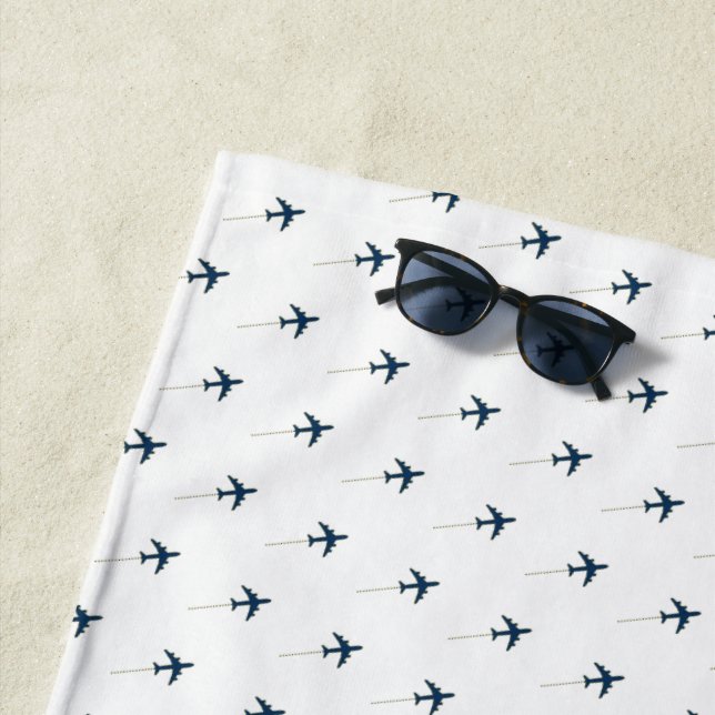 Serviette De Plage Jets Avion Avion (En situation)