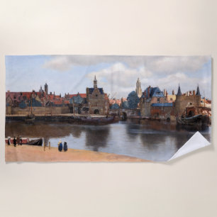 Serviette De Plage Johannes Vermeer - Vue de Delft