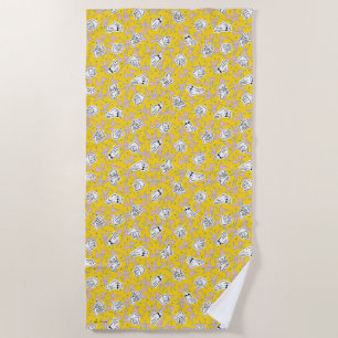Serviette De Plage Johnny Bravo Motif de caractères