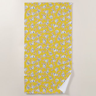 Serviette De Plage Johnny Bravo Motif de caractères