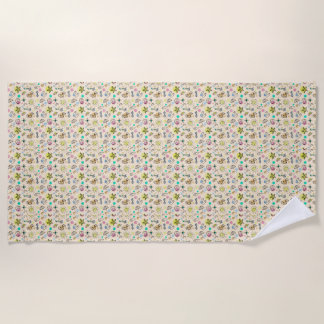 Serviette De Plage Joli motif de plage