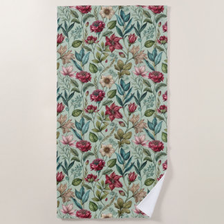 Serviette De Plage Jolis Pétales Empoisonnés