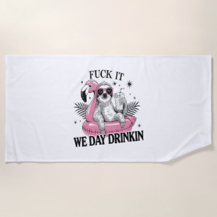 Serviette De Plage Jour boire Sloth