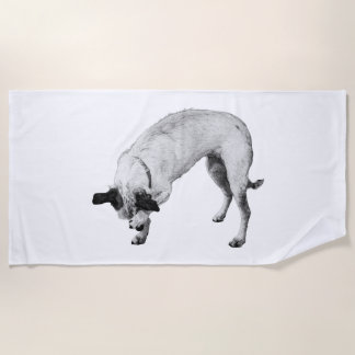 Serviette De Plage Jour de la plage, pas de témoins