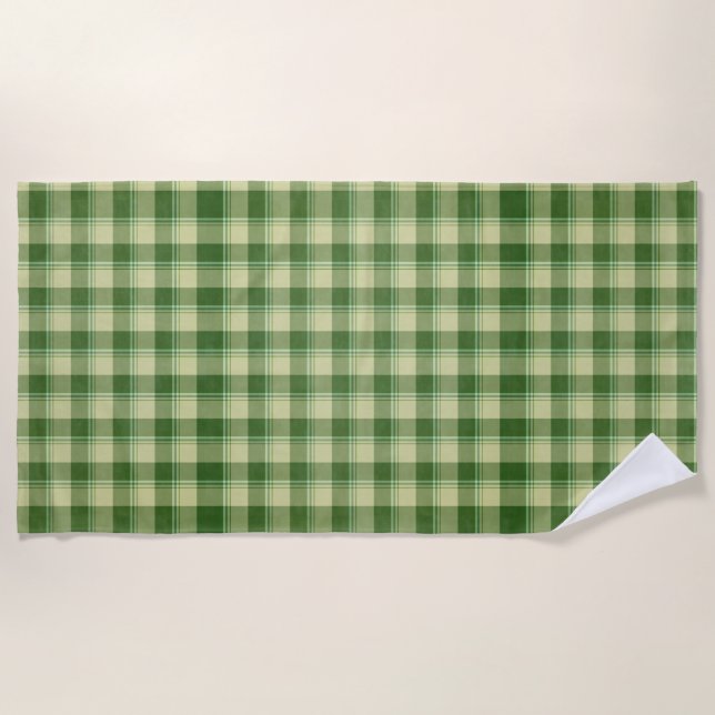 Serviette De Plage Journée de la Saint Patrick à Plaid Vert (Devant)
